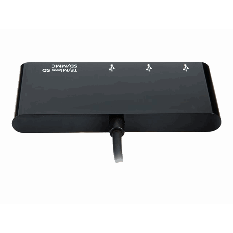 USB-C TO 5IN1 HUB BLACK