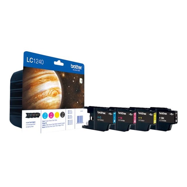 LC-1240VALBP package with 1x LC-1240 met 4 kleuren (B. C. M. Y) LC-1240VALBP package with 1x LC-1240 met 4 kleuren (B. C. M. Y)