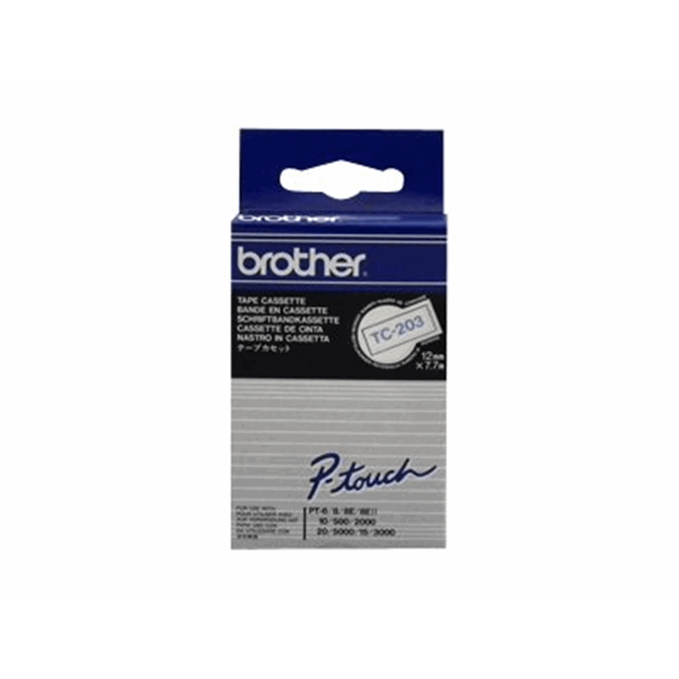 BROTHER TC203 tape cassette 7.7m12mm