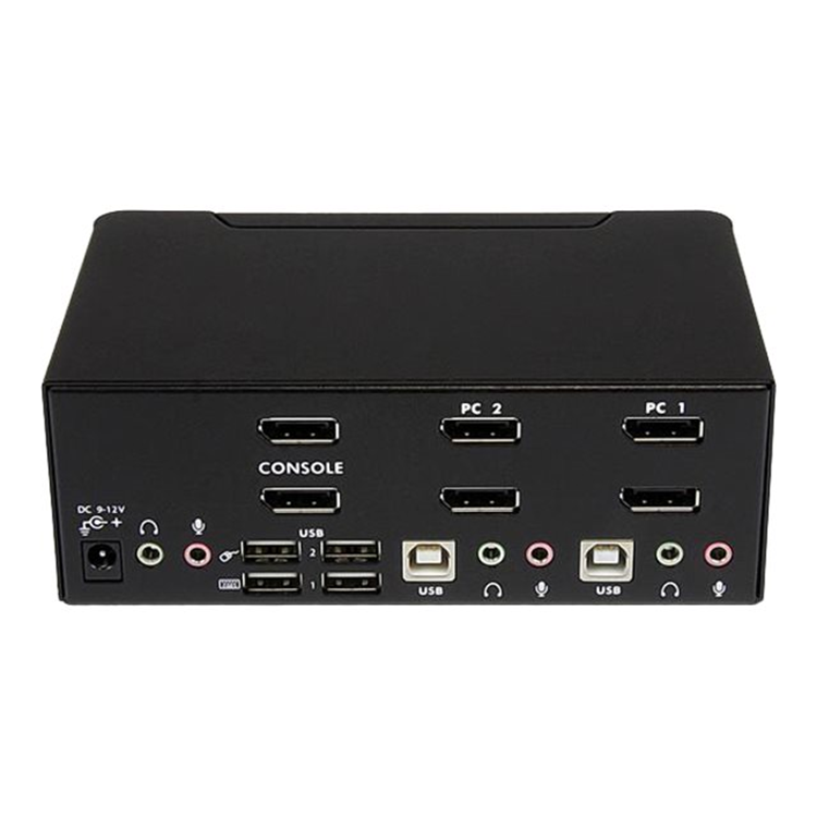 2 Port DisplayPort Dual-Monitor KVM - 4K