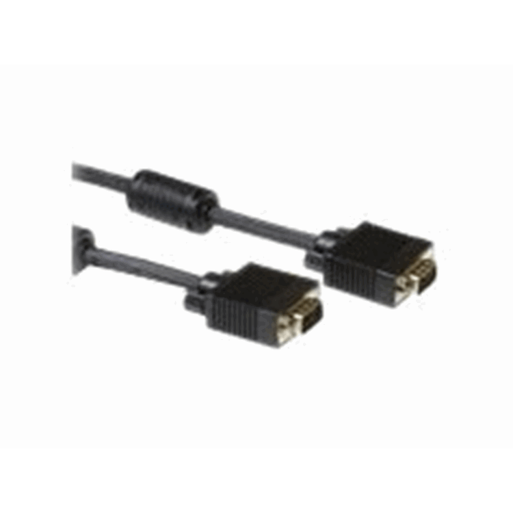 High Performance VGA aansluitkabel male-male black 1.80m High Performance VGA aansluitkabel male-male black 1.80m