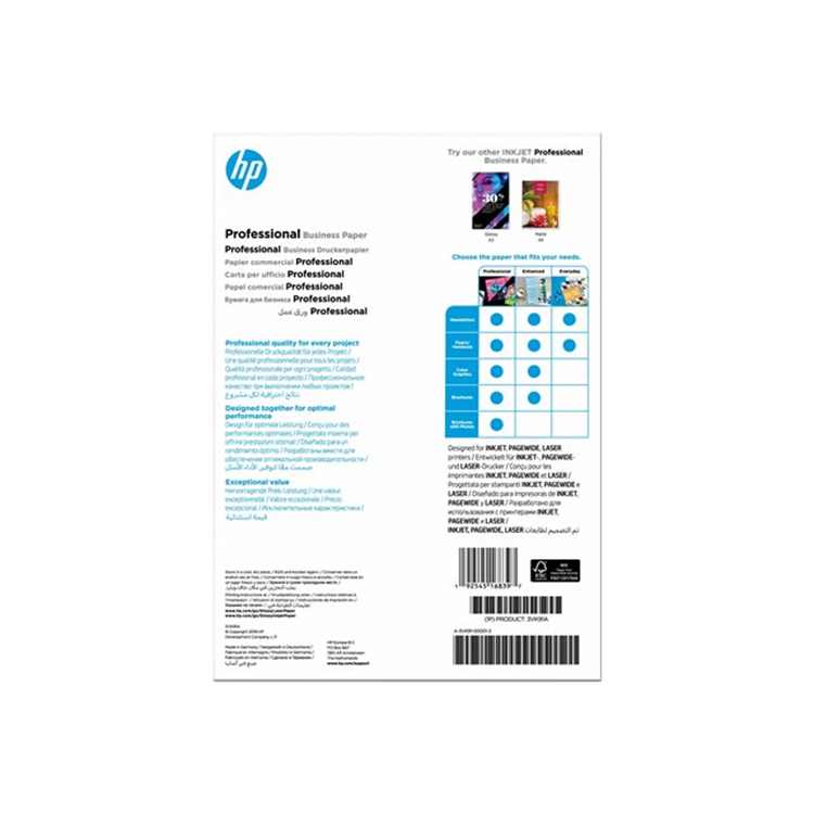 HP Prof Biz Gls 180g A4 HP Prof Biz Gls 180g A4