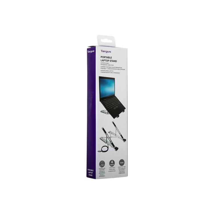 Targus Portable Stand+USB-A Hub Silver