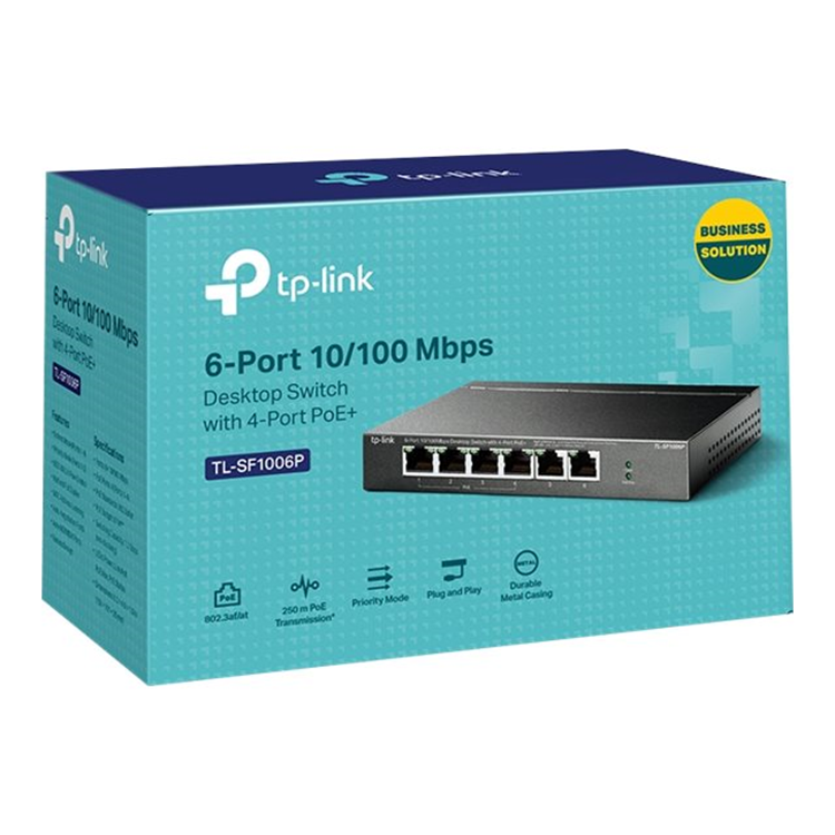 6-Port 10/100 Mbps Desktop Switch 6-Port 10/100 Mbps Desktop Switch