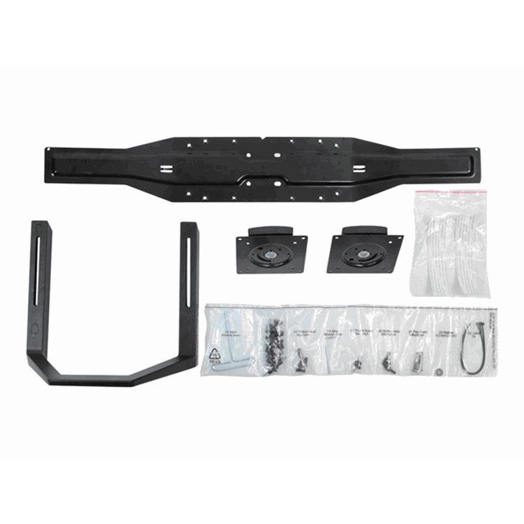 Kit, 24in Dual Monitor Arm, E-Coat Black Kit, 24in Dual Monitor Arm, E-Coat Black