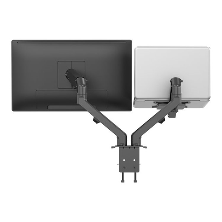 VISION Monitor Desk Arm Dual Matt Black VISION Monitor Desk Arm Dual Matt Black