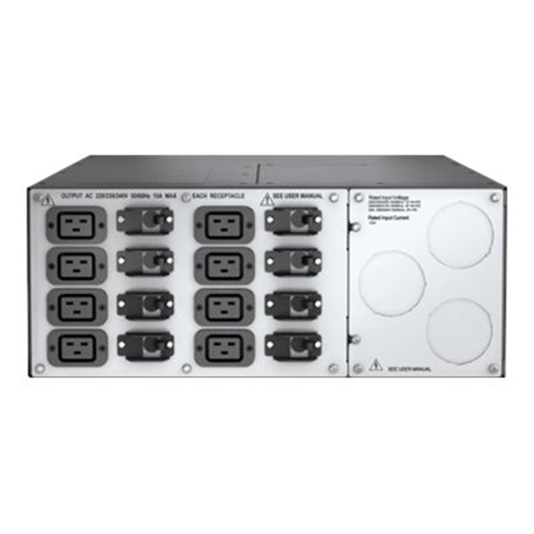 APC SERVICE BYPASS PANEL 230V 125A HW INPUT IEC-320 OUTPUT (8) C19 APC SERVICE BYPASS PANEL 230V 125A HW INPUT IEC-320 OUTPUT (8) C19