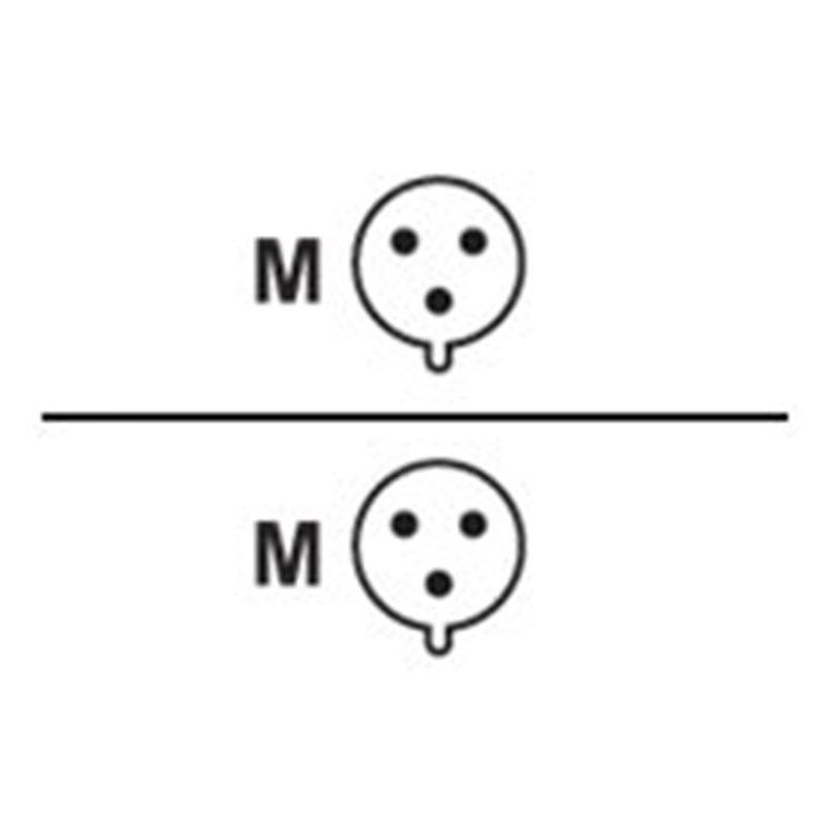 Output cable 32A hardwired to 2 x 32A