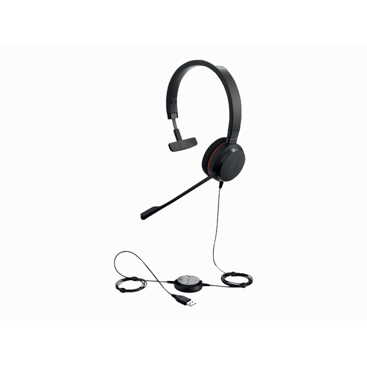 Jabra Evlv 20 MS MonoHD Audio MS cert Jabra Evlv 20 MS MonoHD Audio MS cert