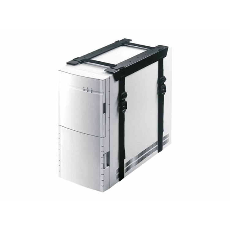 PC bureausteun aan de onderkant van eenbureau bevestigt PC bureausteun aan de onderkant van eenbureau bevestigt