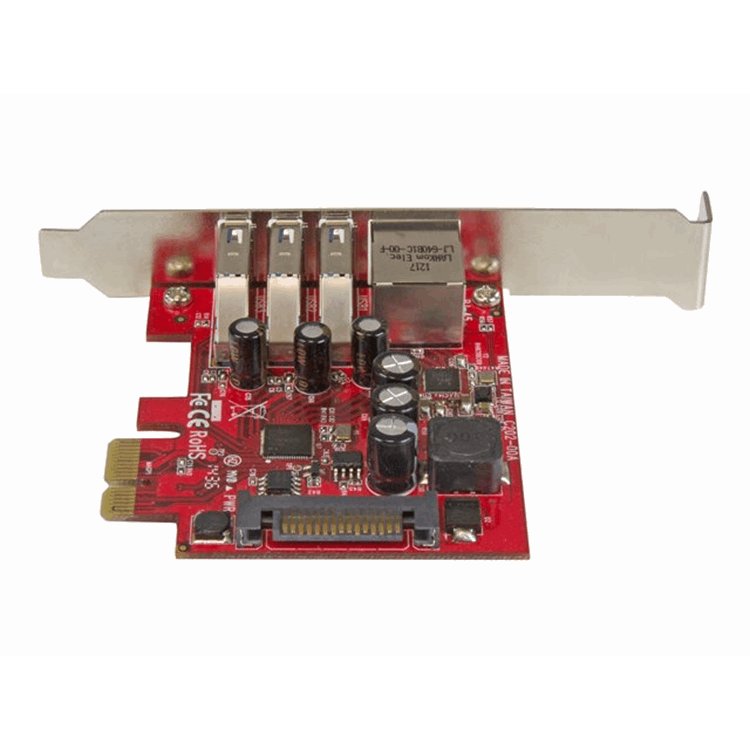 3Pt PCIe USB 3.0 Card + Gigabit Ethernet 3Pt PCIe USB 3.0 Card + Gigabit Ethernet