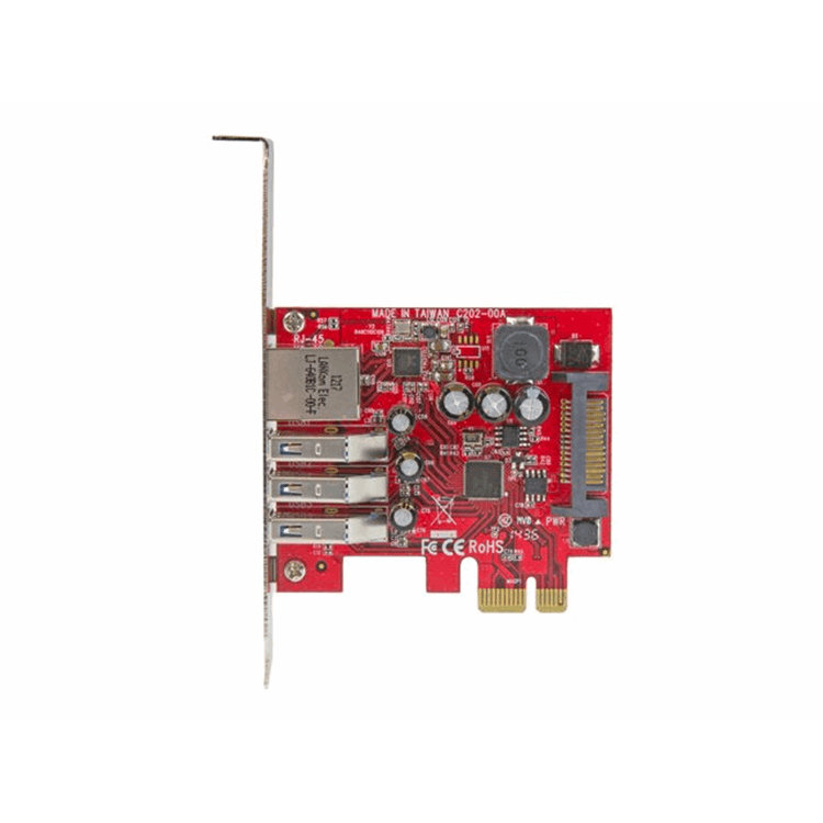 3Pt PCIe USB 3.0 Card + Gigabit Ethernet 3Pt PCIe USB 3.0 Card + Gigabit Ethernet