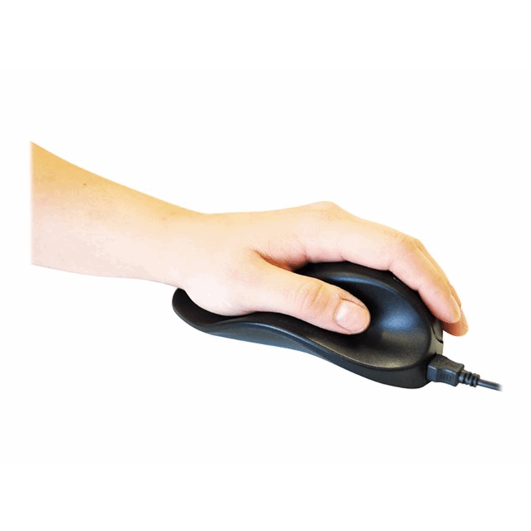 Hippus Mouse USB small Left Black Hippus Mouse USB small Left Black