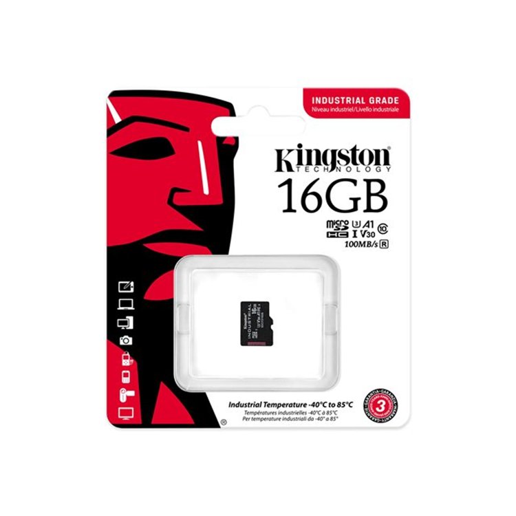 16GB microSDHC Industrial C10 A1 pSLC w/ 16GB microSDHC Industrial C10 A1 pSLC w/