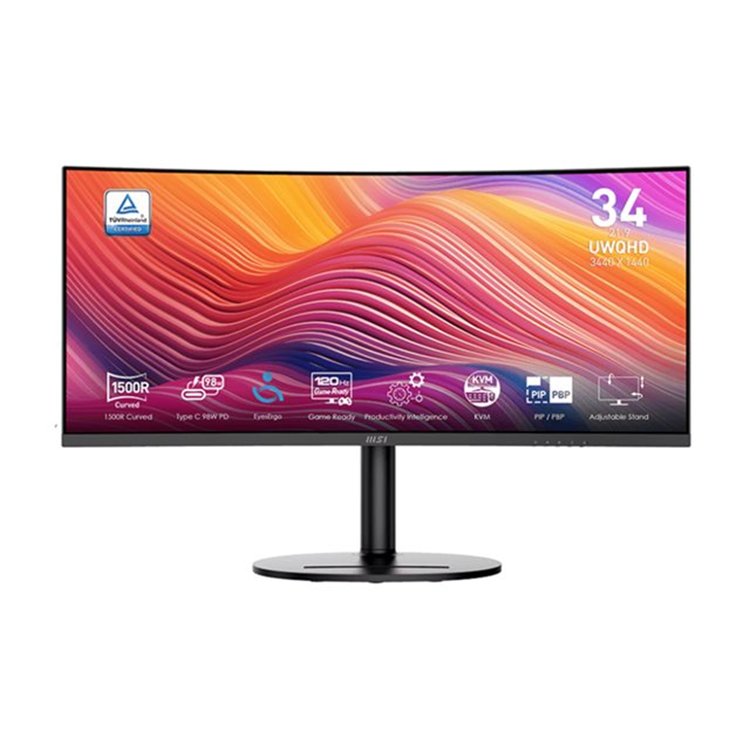 Modern MD342CQP Black 34i VA Non-touch 3y Warranty 120Hz 4ms 2xHDMI DPTilt Swive Height Pivo Modern MD342CQP Black 34i VA Non-touch 3y Warranty 120Hz 4ms 2xHDMI DPTilt Swive Height Pivo
