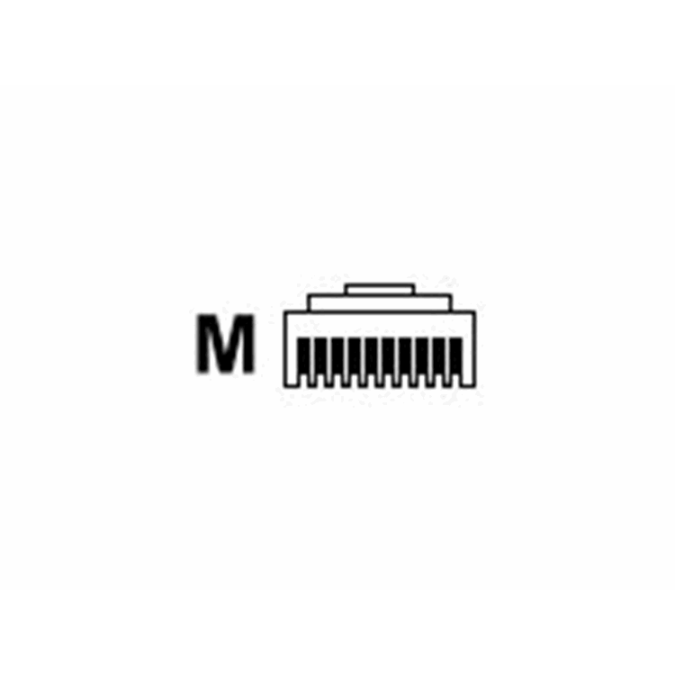 Cable. RS-232. RJ10 Magellan Bi-Optic AUX Port. Coiled. 3.6 m. CAB-461. 12 ft.