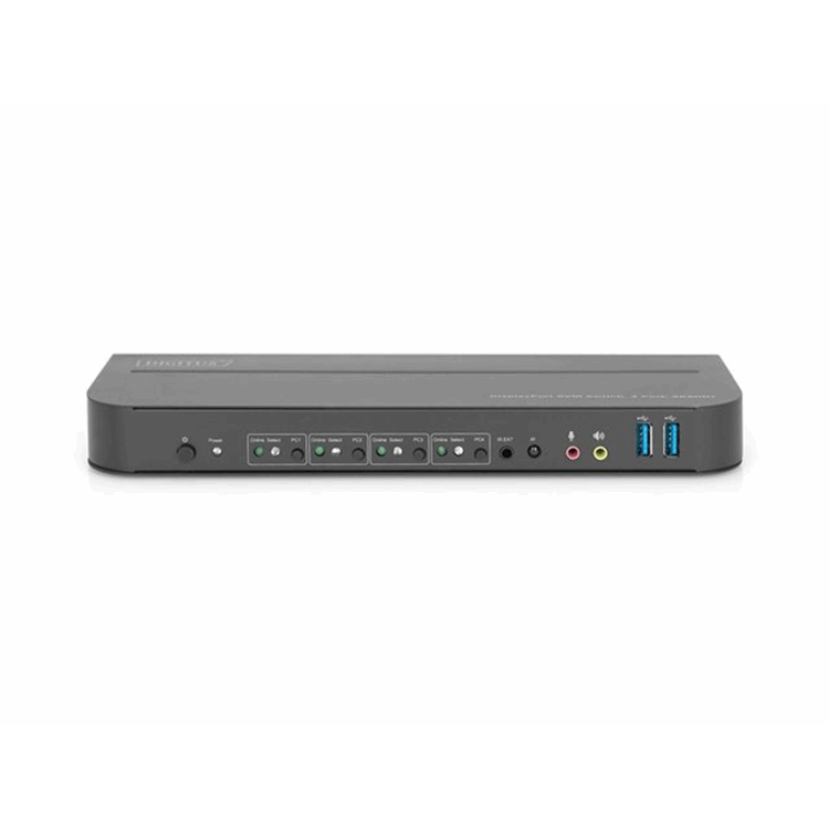 KVM Switch 4x1 DP DP/HDMI Out USB 4Kx2K