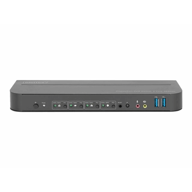 KVM Switch 4x1 DP DP/HDMI Out USB 4Kx2K