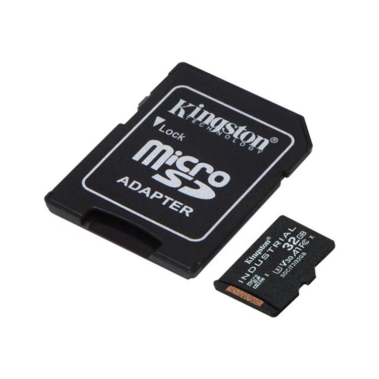 32GB microSDHC Industrial C10 A1 pSLC + 32GB microSDHC Industrial C10 A1 pSLC +