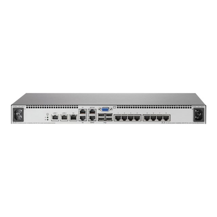 HP 1x1Ex8 KVM IP Console Switch G2 withVirtual Media CAC Software HP 1x1Ex8 KVM IP Console Switch G2 withVirtual Media CAC Software