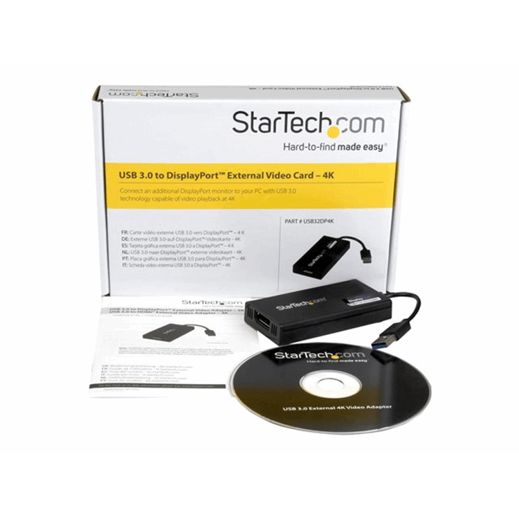 USB 3.0 to DisplayPort Adapter - 4K