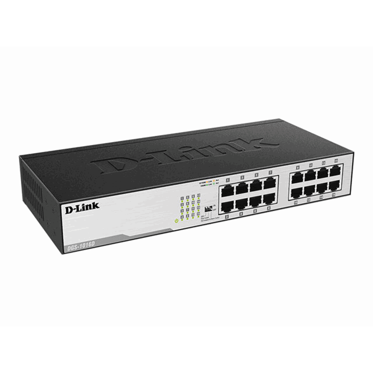 16-port 10/100/1000 Gigabit Desktop Switch