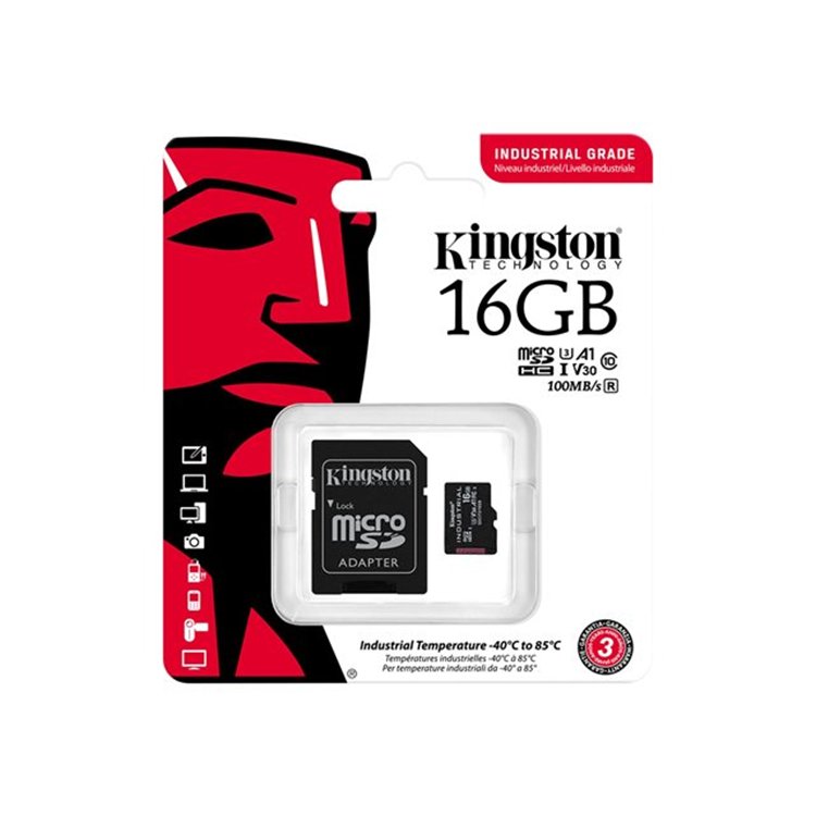 16GB microSDHC Industrial C10 A1 pSLC + 16GB microSDHC Industrial C10 A1 pSLC +