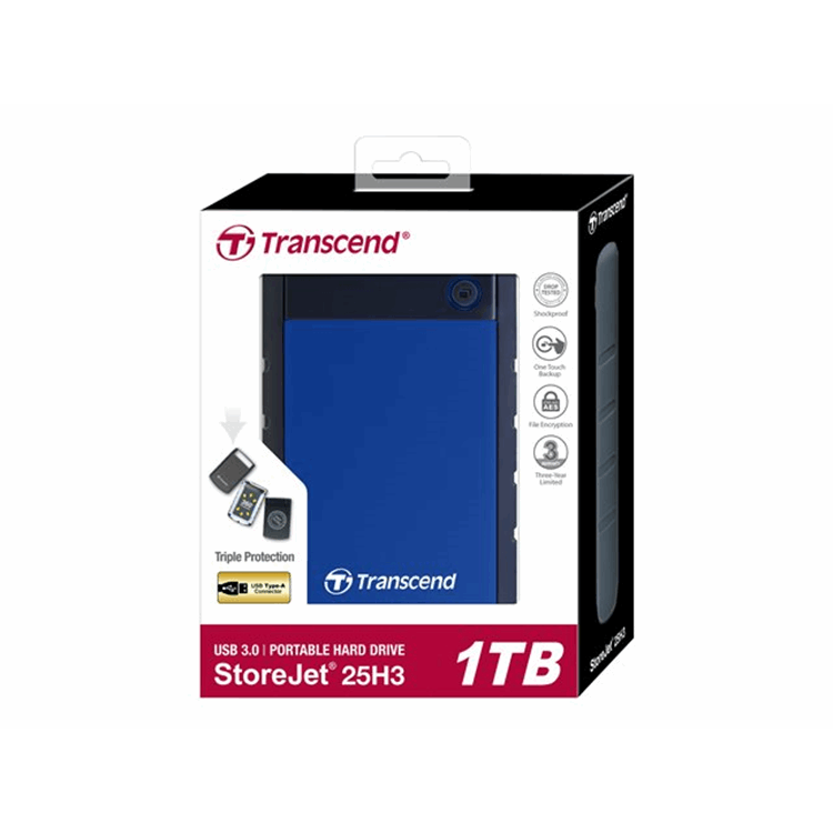 HDE 1TB USB 3.0 2.5i StoreJet 25H3B