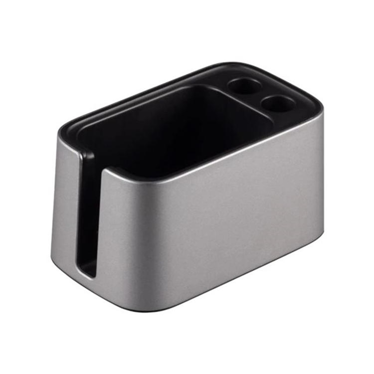 Cast Button Storage Box Grey/Black