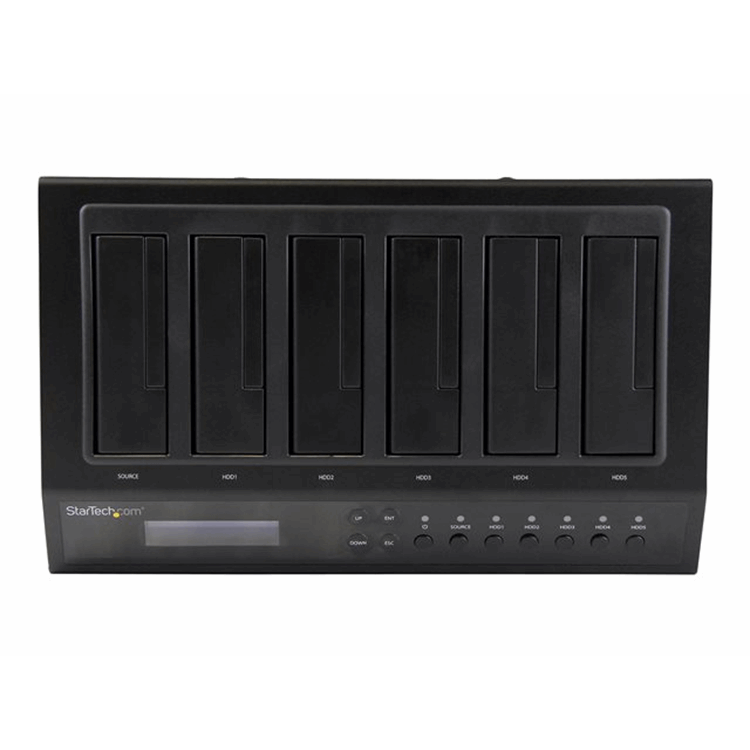 USB 3.0 / eSATA 1:5 HDD Duplicator Dock USB 3.0 / eSATA 1:5 HDD Duplicator Dock