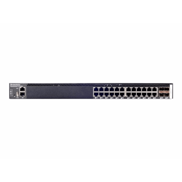 Lenovo RackSwitch G7028 Rear to Front Lenovo RackSwitch G7028 Rear to Front
