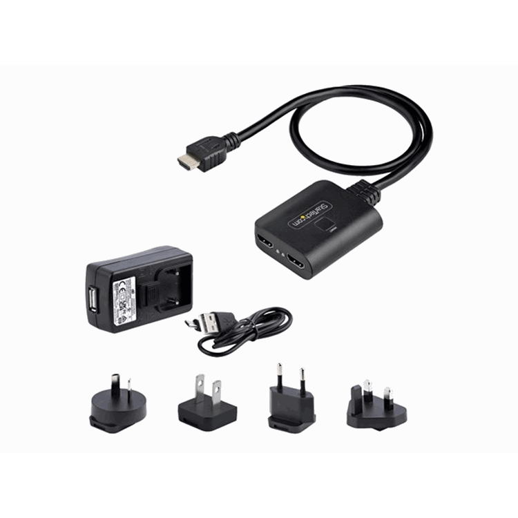 2-Port HDMI Splitter 1 In 2 Out, 4K 60Hz