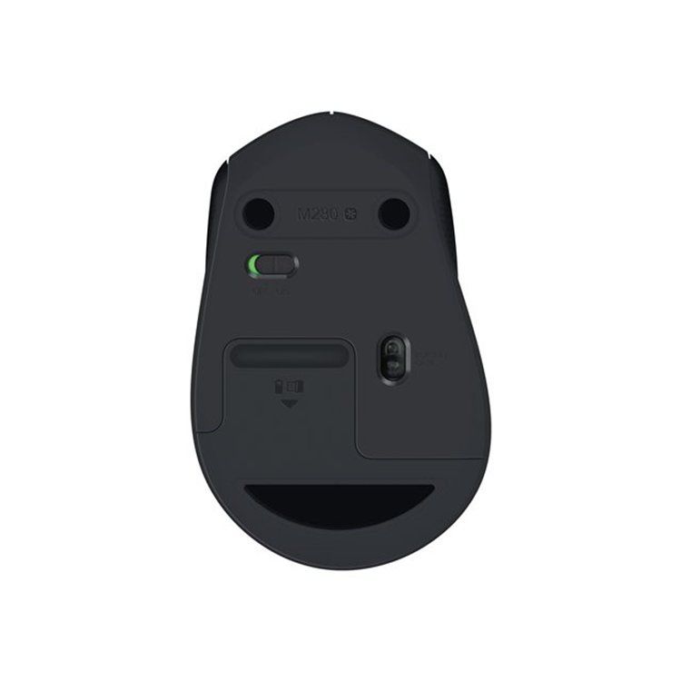 Logitech Wireless Mouse M320 - BLACK - 2.4GHZ - EWR2 Logitech Wireless Mouse M320 - BLACK - 2.4GHZ - EWR2