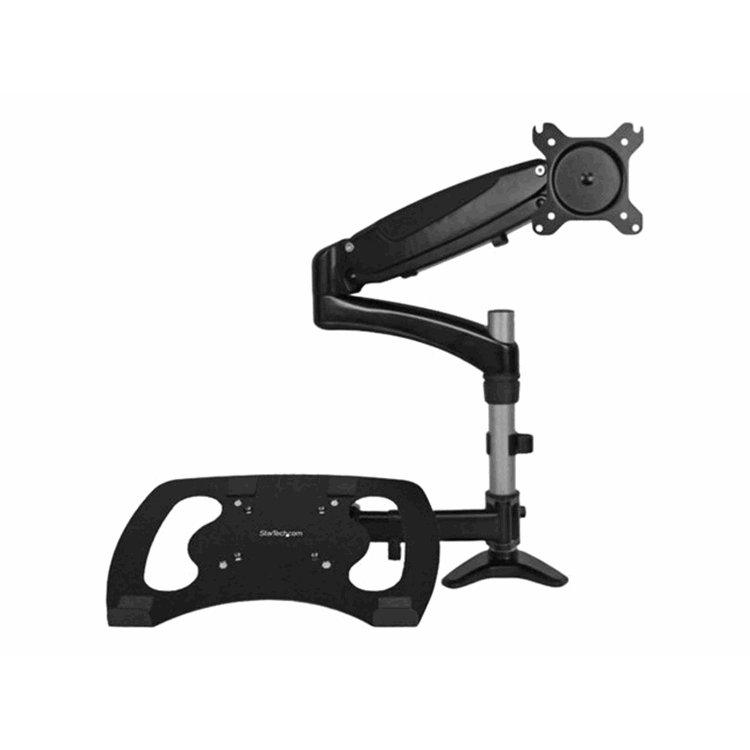 SINGLE-MONITOR ARM WITH LAPTOP STAND