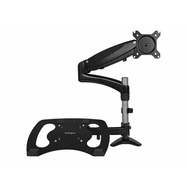 SINGLE-MONITOR ARM WITH LAPTOP STAND