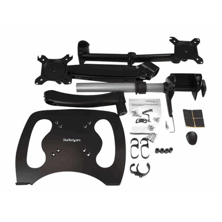 SINGLE-MONITOR ARM WITH LAPTOP STAND