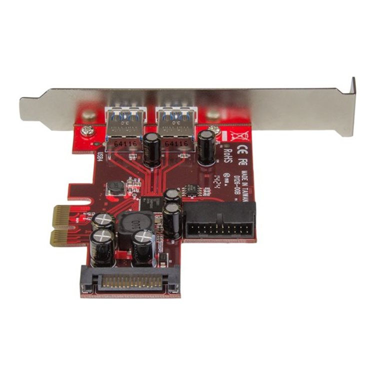 4 Port PCIe USB 3.0 Card - 2 Ext & 2 Int 4 Port PCIe USB 3.0 Card - 2 Ext & 2 Int