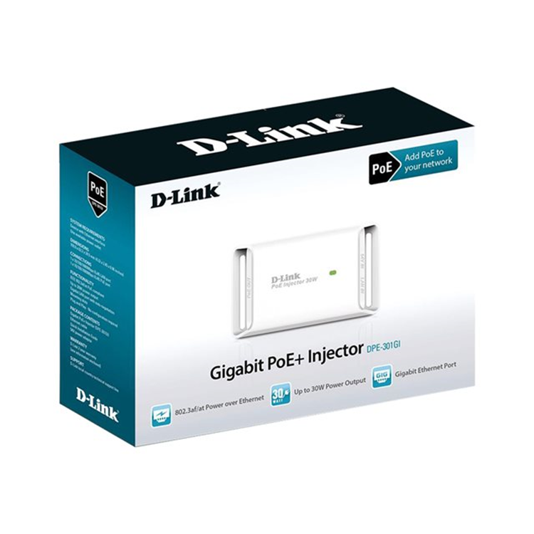 1-Port Gigabit 30W PoE Injector