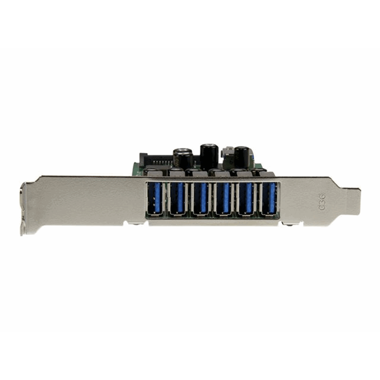 7 Pt PCI Express USB 3.0 Card - Std & LP