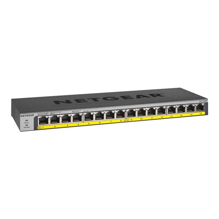 ProSAFE 16-Ports Gigabit Unmanaged PoE+ ProSAFE 16-Ports Gigabit Unmanaged PoE+