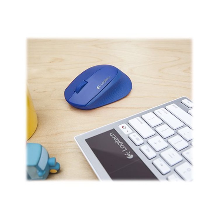 Logitech Wireless Mouse M320 - BLUE - 2.4GHZ - EWR2 Logitech Wireless Mouse M320 - BLUE - 2.4GHZ - EWR2