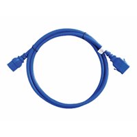 6 locking cables 2.0M blue IEC C-14/15