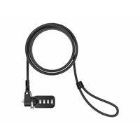 Universal Security Cable Lock 3Dial Comb Universal Security Cable Lock 3Dial Comb