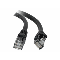 Cbl/0.5M Mld/Booted Black CAT5E PVC UTP Cbl/0.5M Mld/Booted Black CAT5E PVC UTP