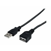 10FT BLACK USB 2.0 EXTENSION CABLE A 10FT BLACK USB 2.0 EXTENSION CABLE A