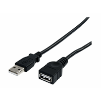 10FT BLACK USB 2.0 EXTENSION CABLE A 10FT BLACK USB 2.0 EXTENSION CABLE A