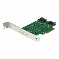 M.2 SSD Card 1x PCIe (NVMe) 2x SATA M.2