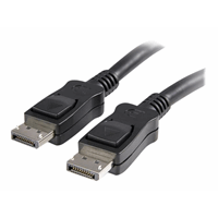 6 FT DISPLAYPORT VIDEO CABLE WITH LAT 6 FT DISPLAYPORT VIDEO CABLE WITH LAT