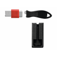 USB Port Lock with Cable Guard - Square USB Port Lock with Cable Guard - Square