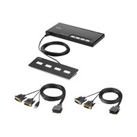 4-Port Dual Head DVI Modular Secure KVM